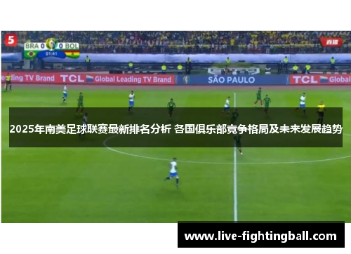 2025年南美足球联赛最新排名分析 各国俱乐部竞争格局及未来发展趋势